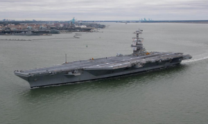 Пожежа на борту авіаносця USS Gerald R. Ford тривала понад 30 годин – NYT