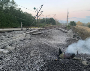 In the Belgorod region, a rocket damages the railway. Train traffic suspended