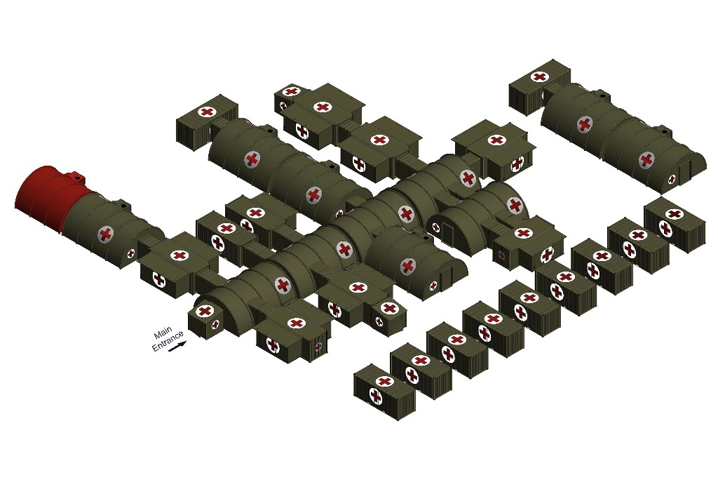 Firma Rheinmetall ZMS dostarczy Ukrainie modułowy mobilny szpital