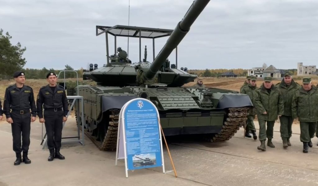 Танк Т-72БМ2 білоруської модернізації. Жовтень 2022. Білорусь. Фото: Міноборони Білорусі
