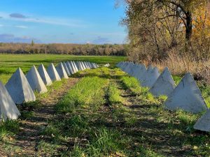 Dragon’s teeth (fortifications) for the Russian Federation are manufactured in Belarus