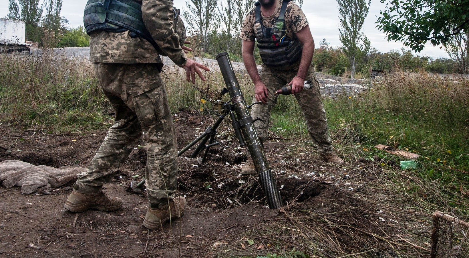 У Бахмуті військові застосовують міномети УПІК-82