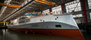 First FDI-class frigate launched in France