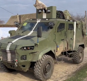 Israeli-made Amir MRAP used by Ukrainian military seen in Kherson Region