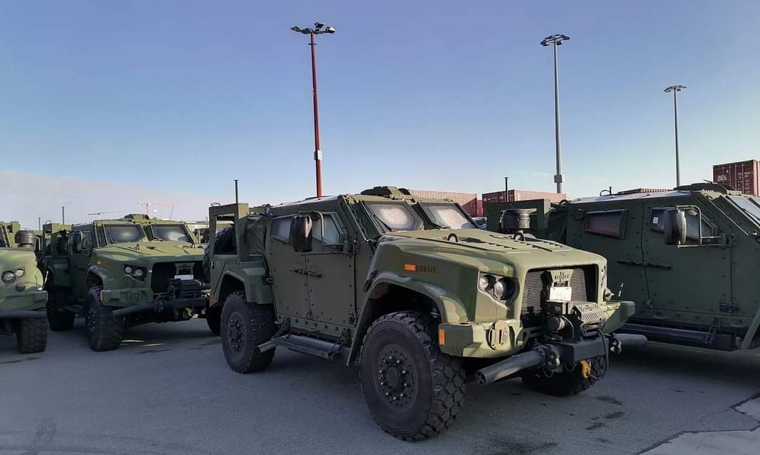 Lithuania receives 50 JLTV armored vehicles