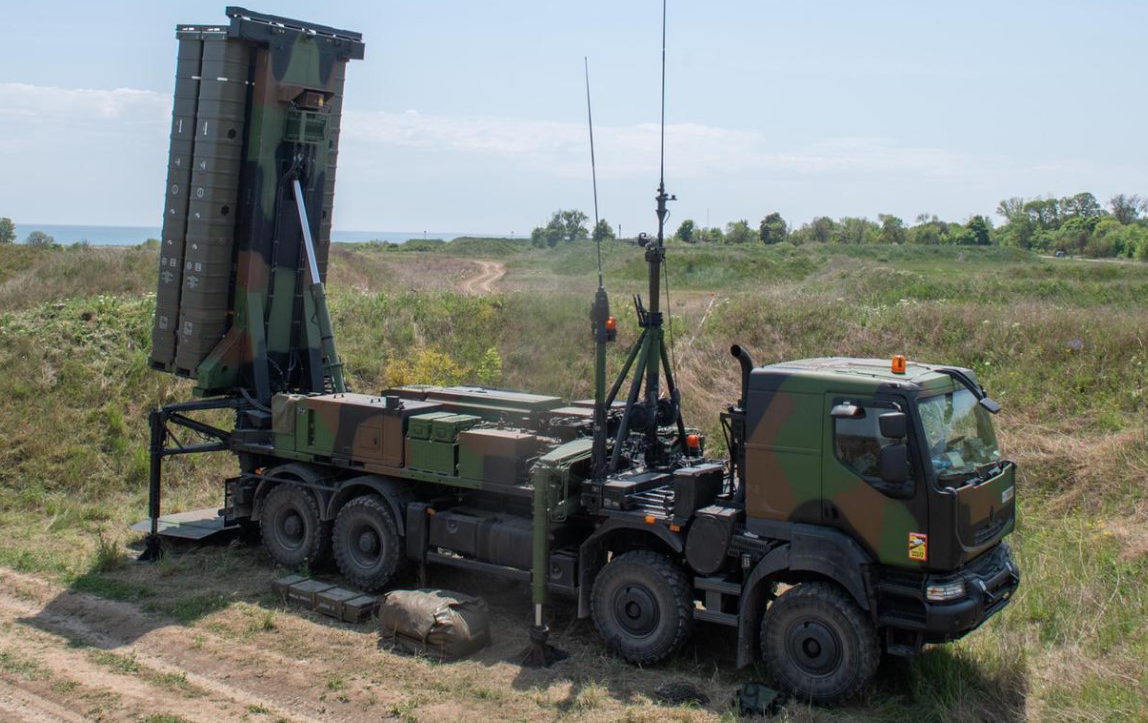 The French military tested the SAMP/T air defense system in Romania