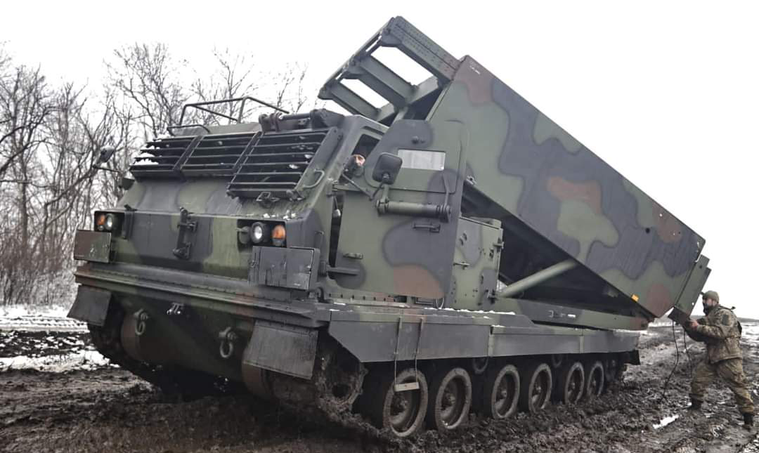 The military showcase the deployment of MARS II in Ukraine