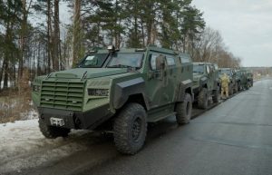 Chernihiv border guards receive Senator APC armored vehicles