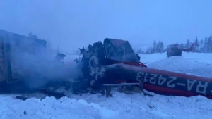 Mi-8T helicopter crashes in the Magadan region of Russia