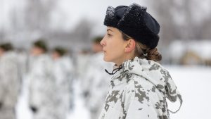 In Finland, a record number of women joined voluntary military service this year