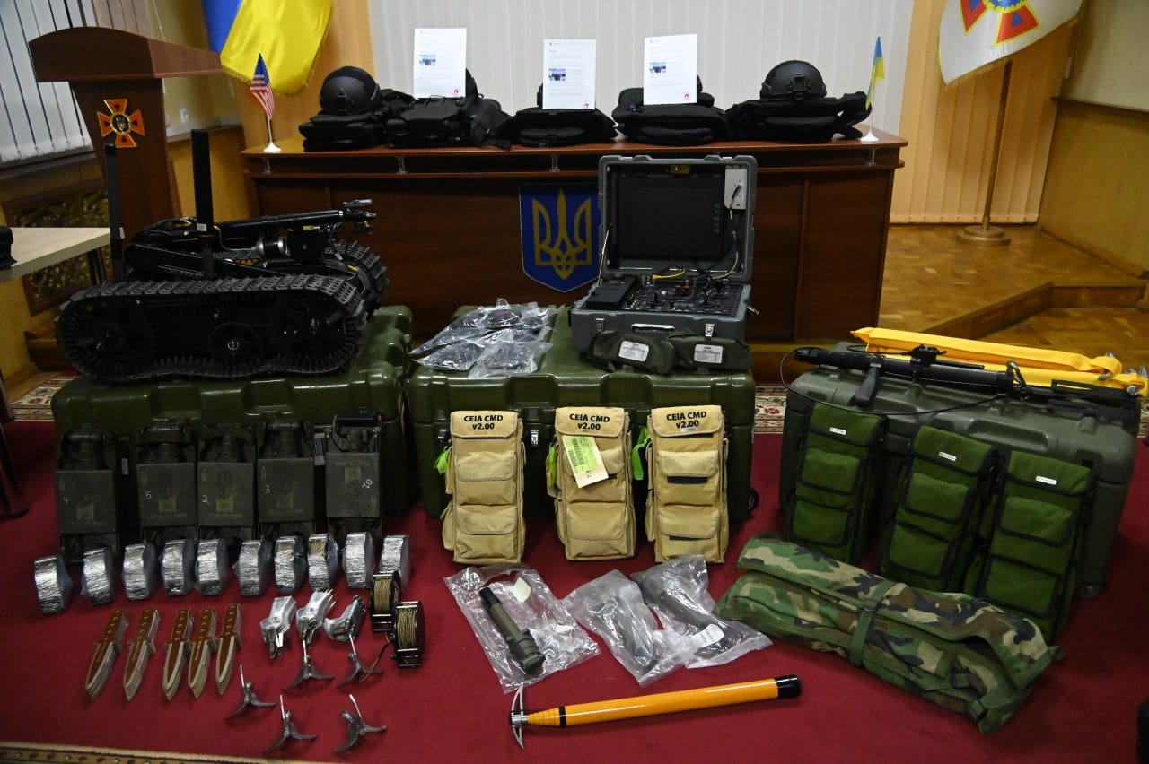 State Emergency Service received special demining equipment from the United States