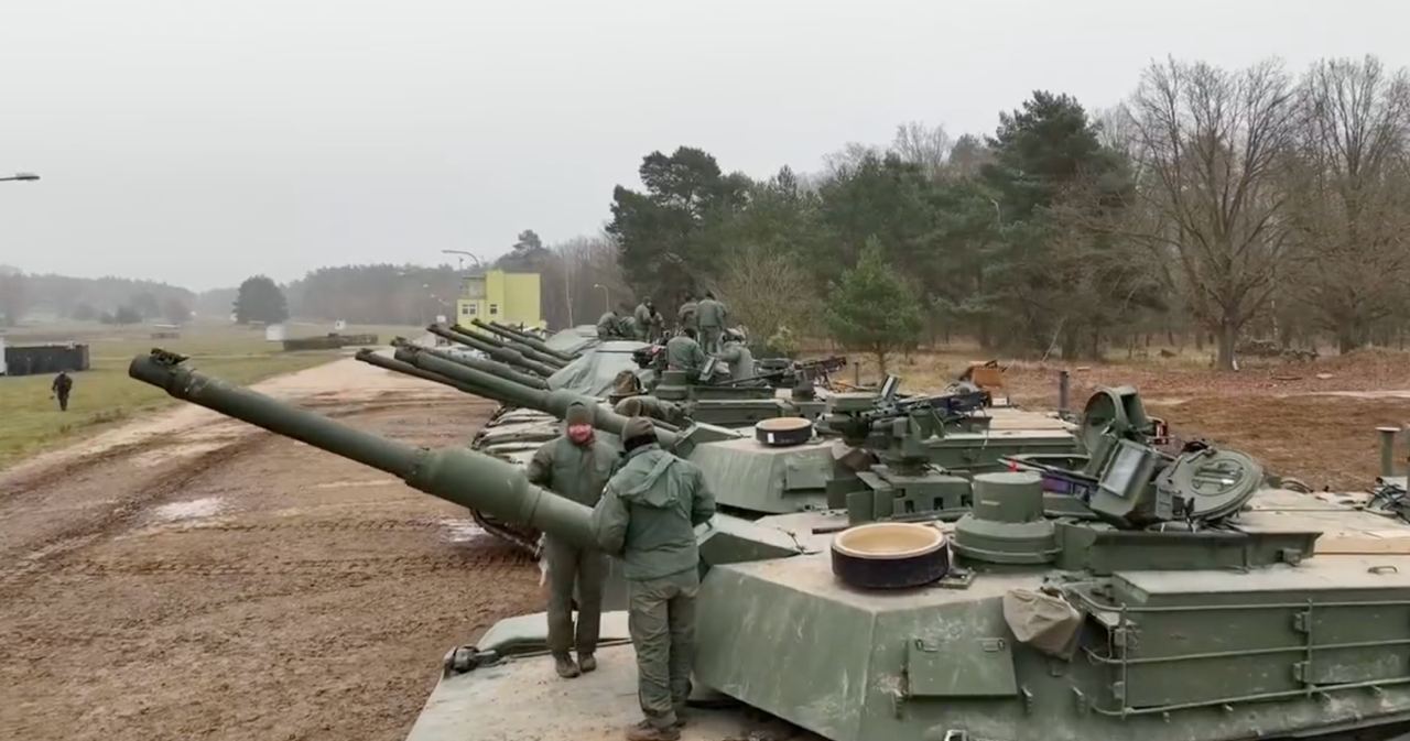 The Polish military is training to use Abrams tanks