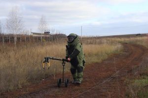 W ciągu miesiąca pirotechniczna Państwowa Służba Ukrainy ds. Sytuacji Nadzwyczajnych zniszczyła ponad 30 tysięcy obiektów wybuchowych