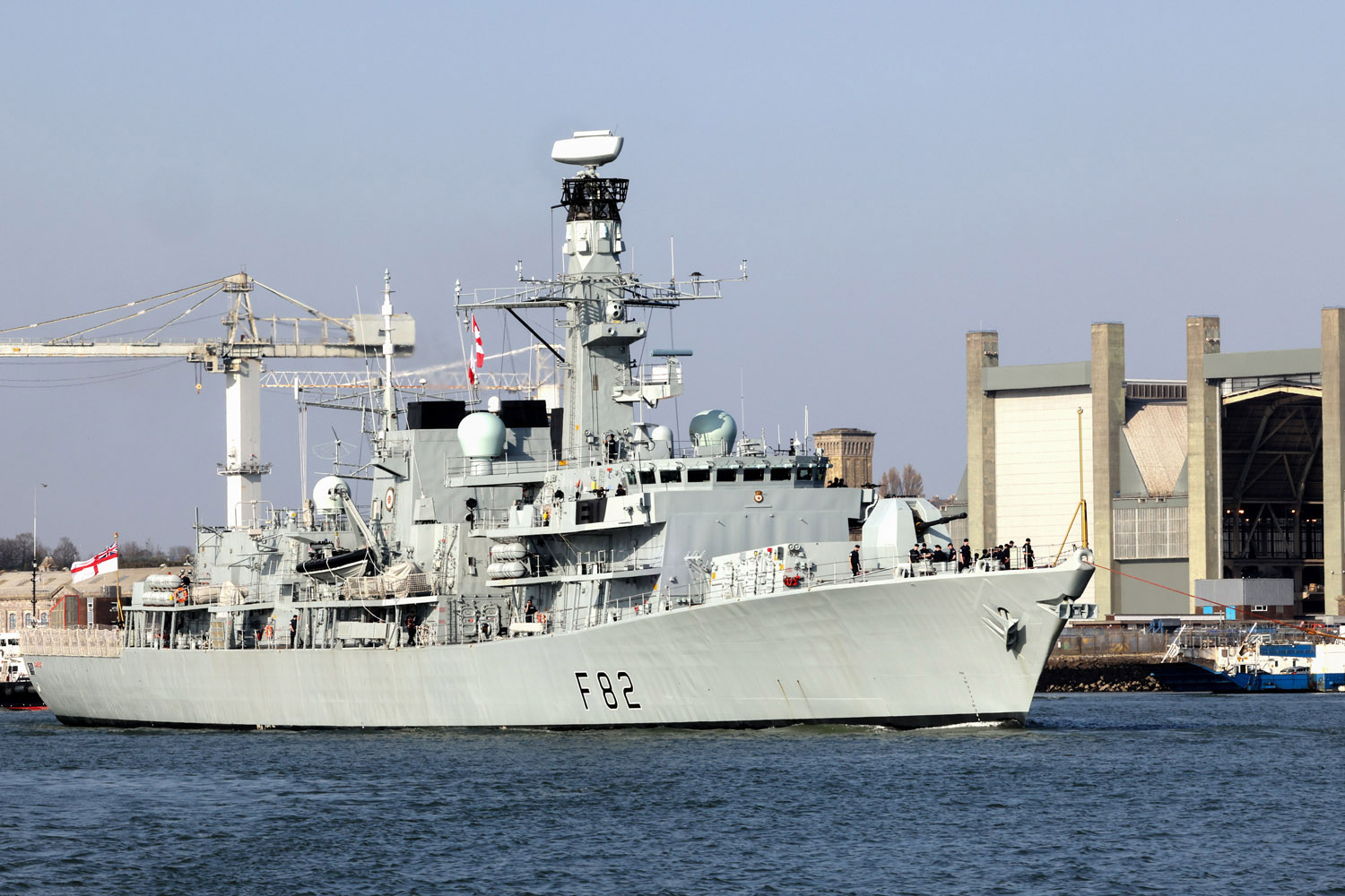 The frigate HMS Somerset (F 82). Photo credits: British Navy