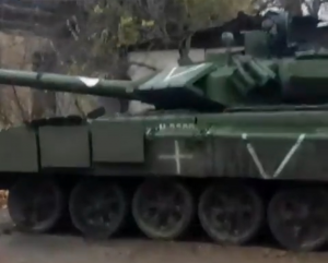 The Ukrainian military seized a Russian export Т-90S tank