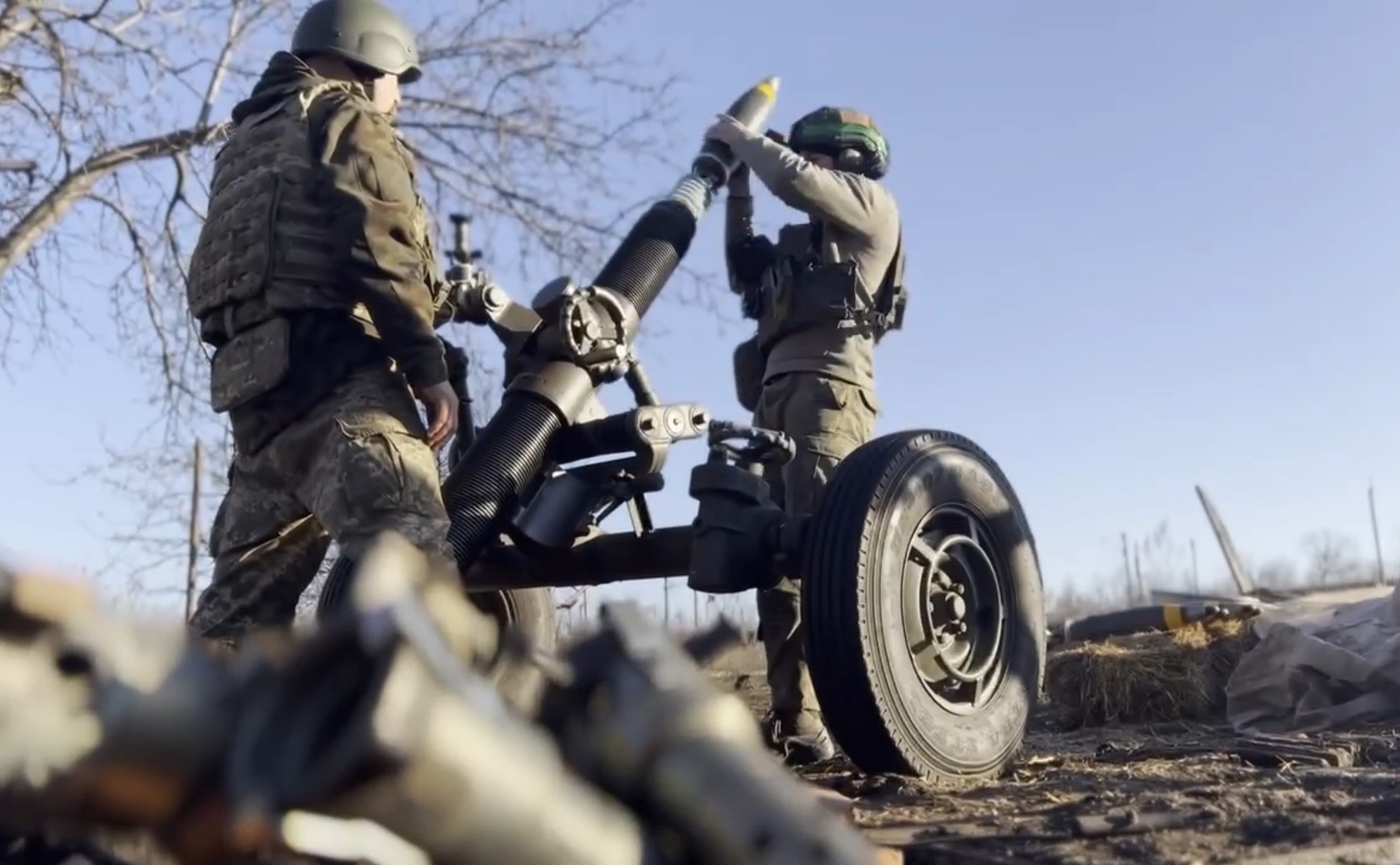 10th Mountain Brigade received French mortars