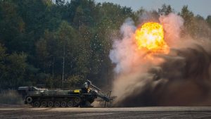 Ukraine receives German mine clearing tanks