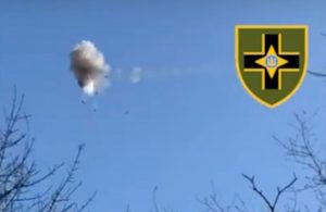 The military of the 28th Brigade demonstrated how they destroyed Russian Lancet UAVs