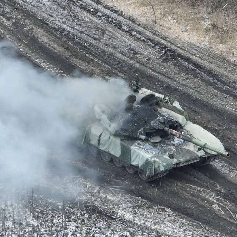 Ukrainian Armed Forces destroyed another Russian Т-90М tank