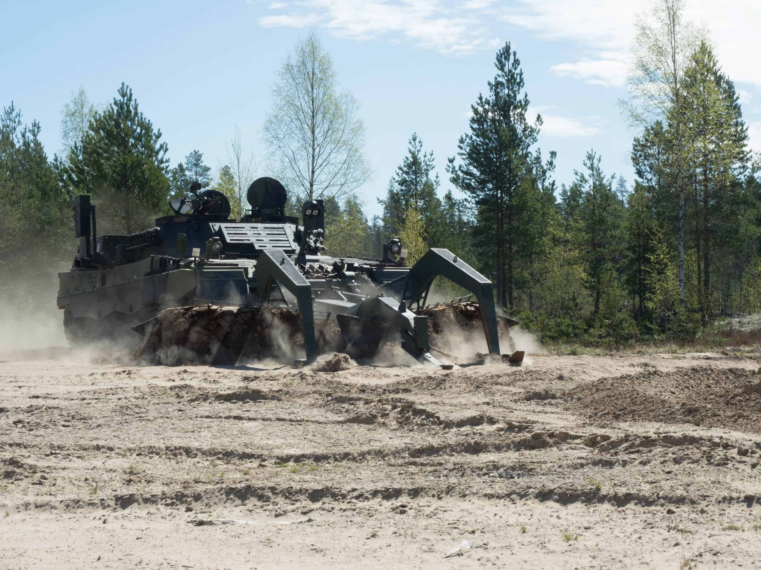 Finland will hand over mine breaching tanks to Ukraine