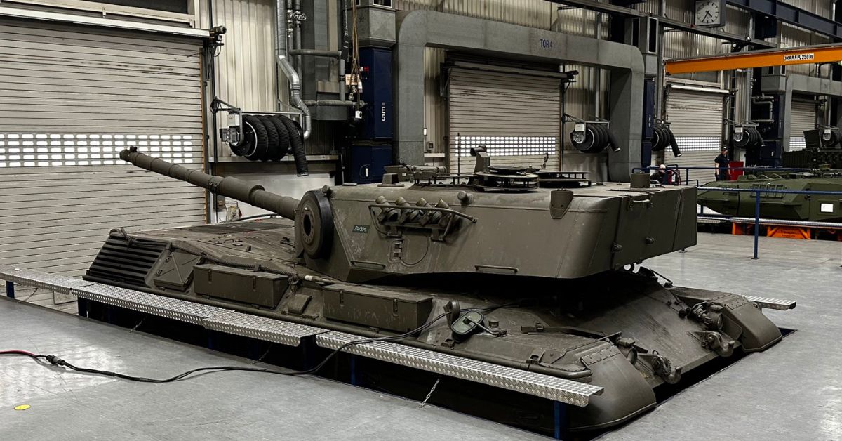 Krauss-Maffei Wegmann has started preparing the Leopard 1A5 for Ukraine