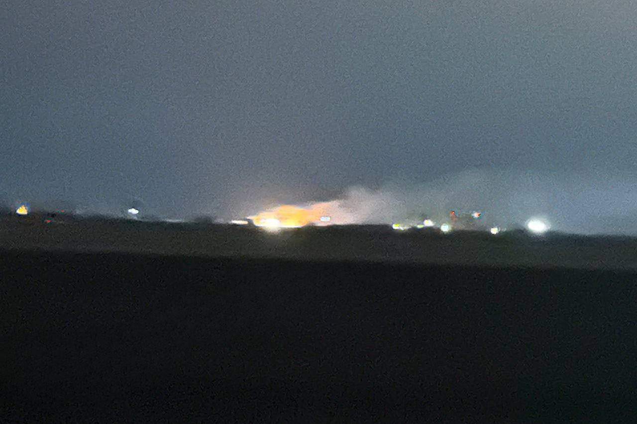 Explosions at the Russian airfield in Yeysk