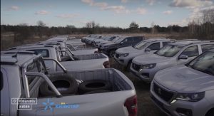 Benefactors purchase 38 pickups for the Armed Forces of Ukraine