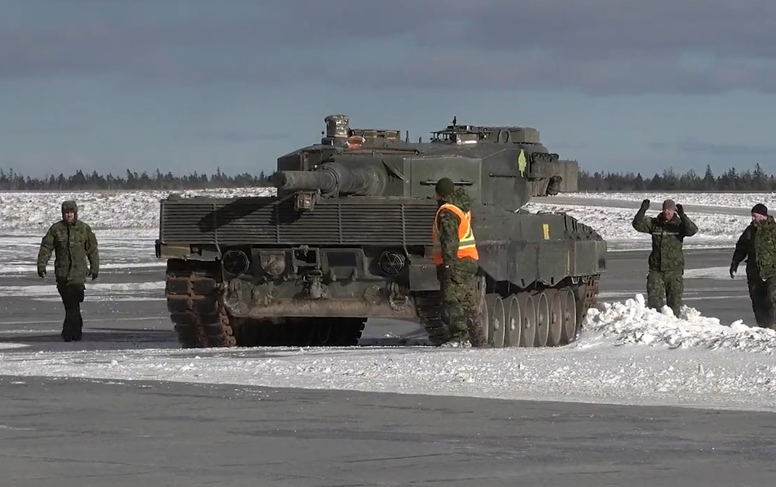 Canada shipped Ukrainian Leopard 2A4s to Europe