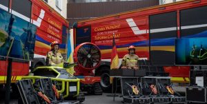 Ukrainian rescuers received equipment from the German Fire Services Association