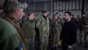 Володимир Зеленський відвідав позиції на бахмутському напрямку