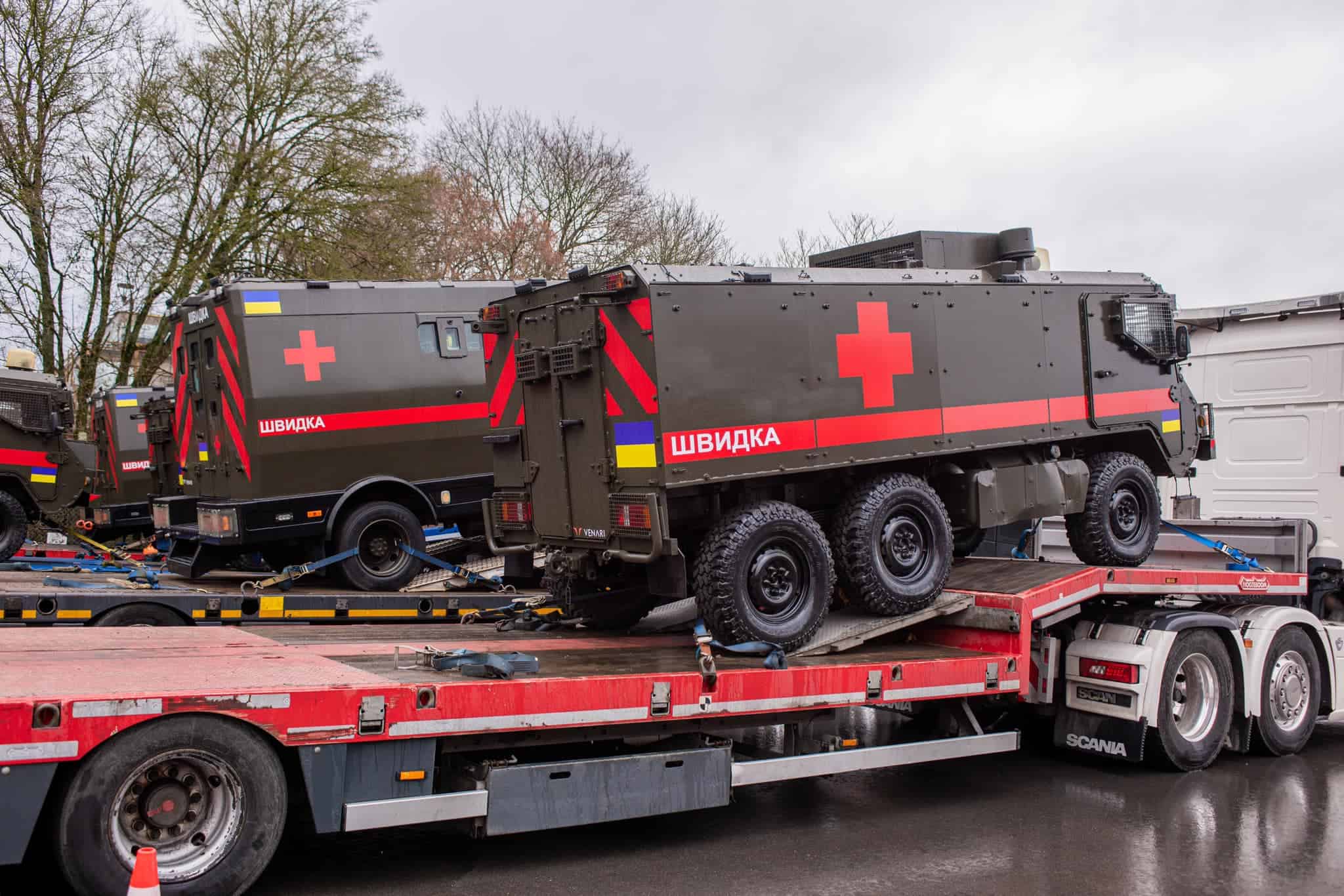 Luxembourg handed over armored ambulances to Ukraine