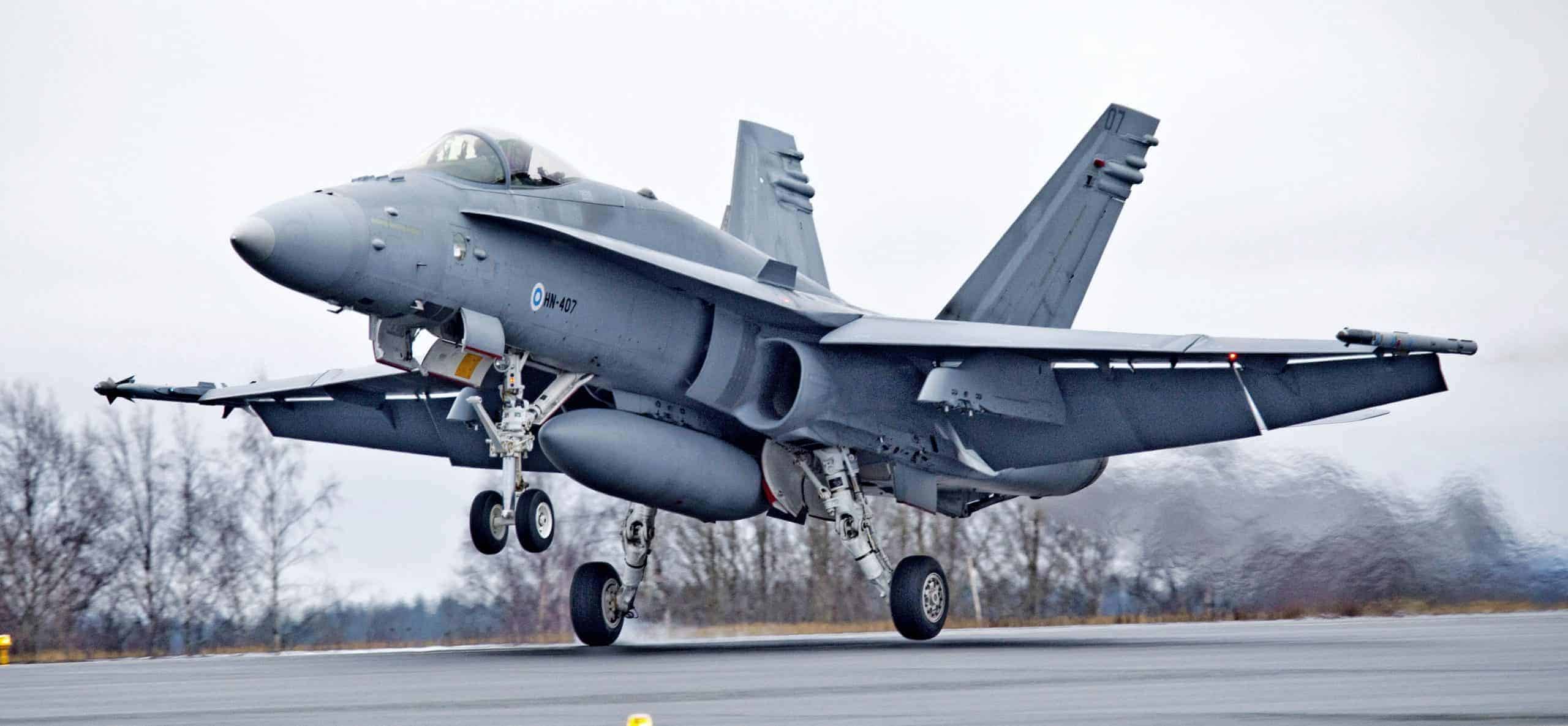 Ukraine submitted a request for F/A-18 fighters to Finland