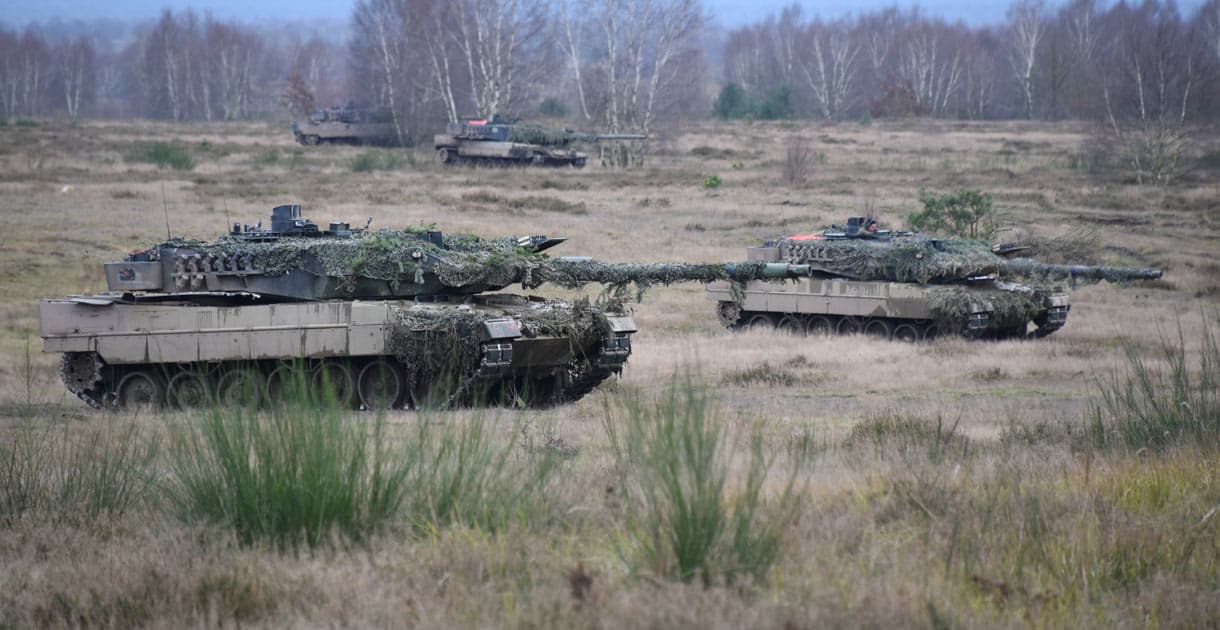 The Ukrainian military is completing Leopard 2 training in Germany