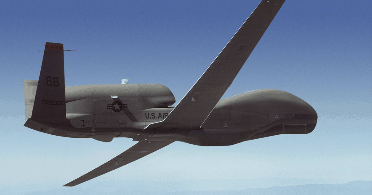 The United States sent a Global Hawk drone to the Black Sea