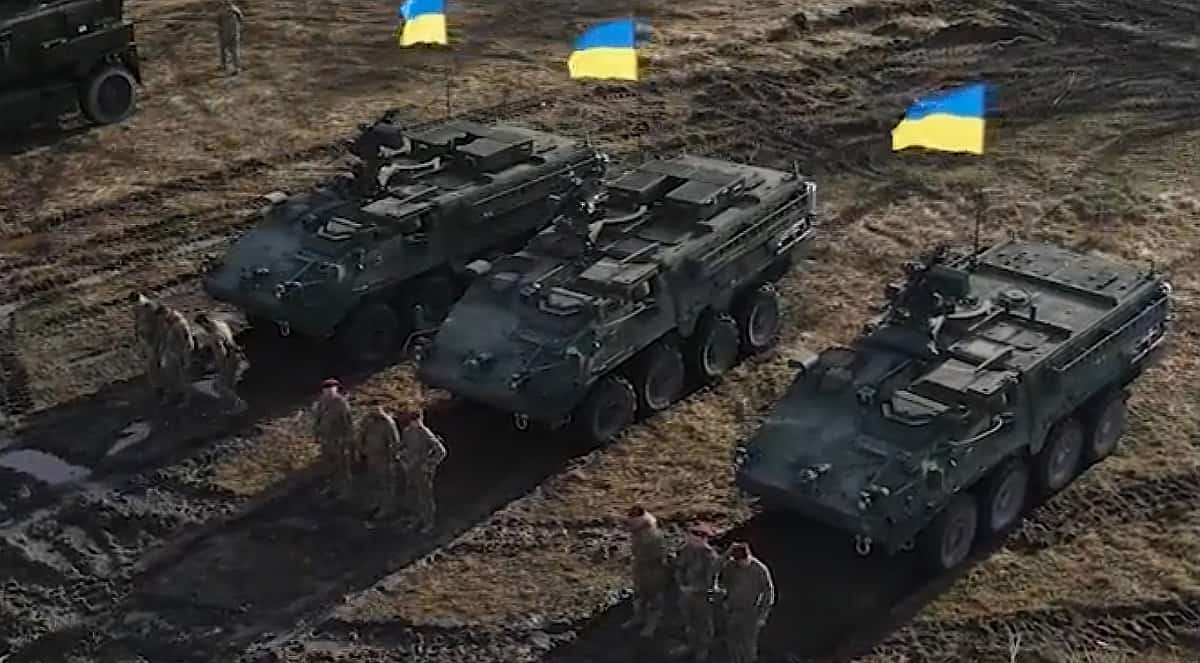 Ukraine receives Stryker equipped with Protector RWS Remote Weapon Stations