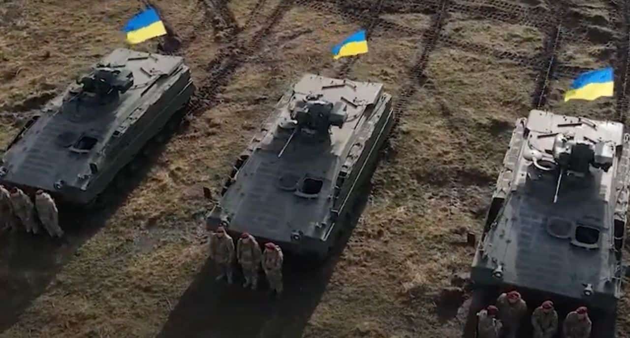 Ministry of Defense demonstrated Marder infantry fighting vehicles in Ukraine