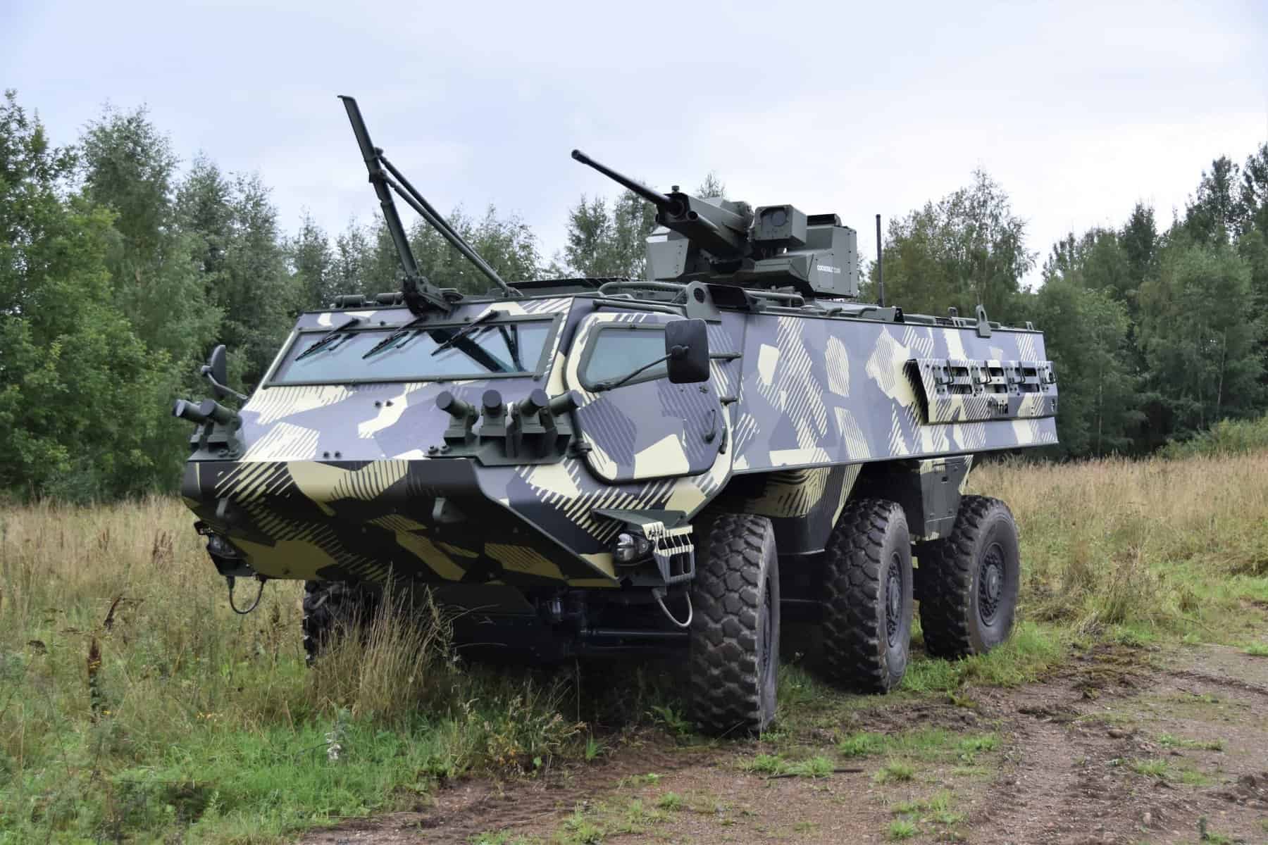 Швеція купує 20 БТР Patria 6×6