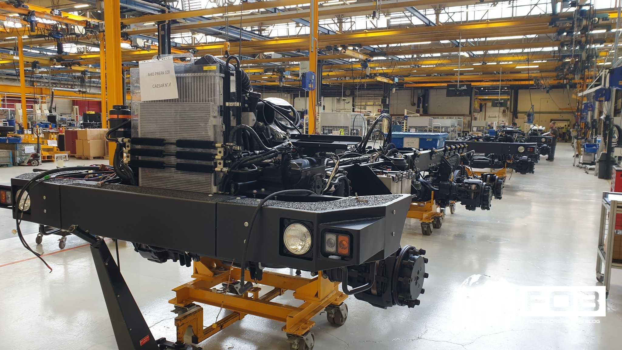 France manufactures one CAESAR chassis in 4 days