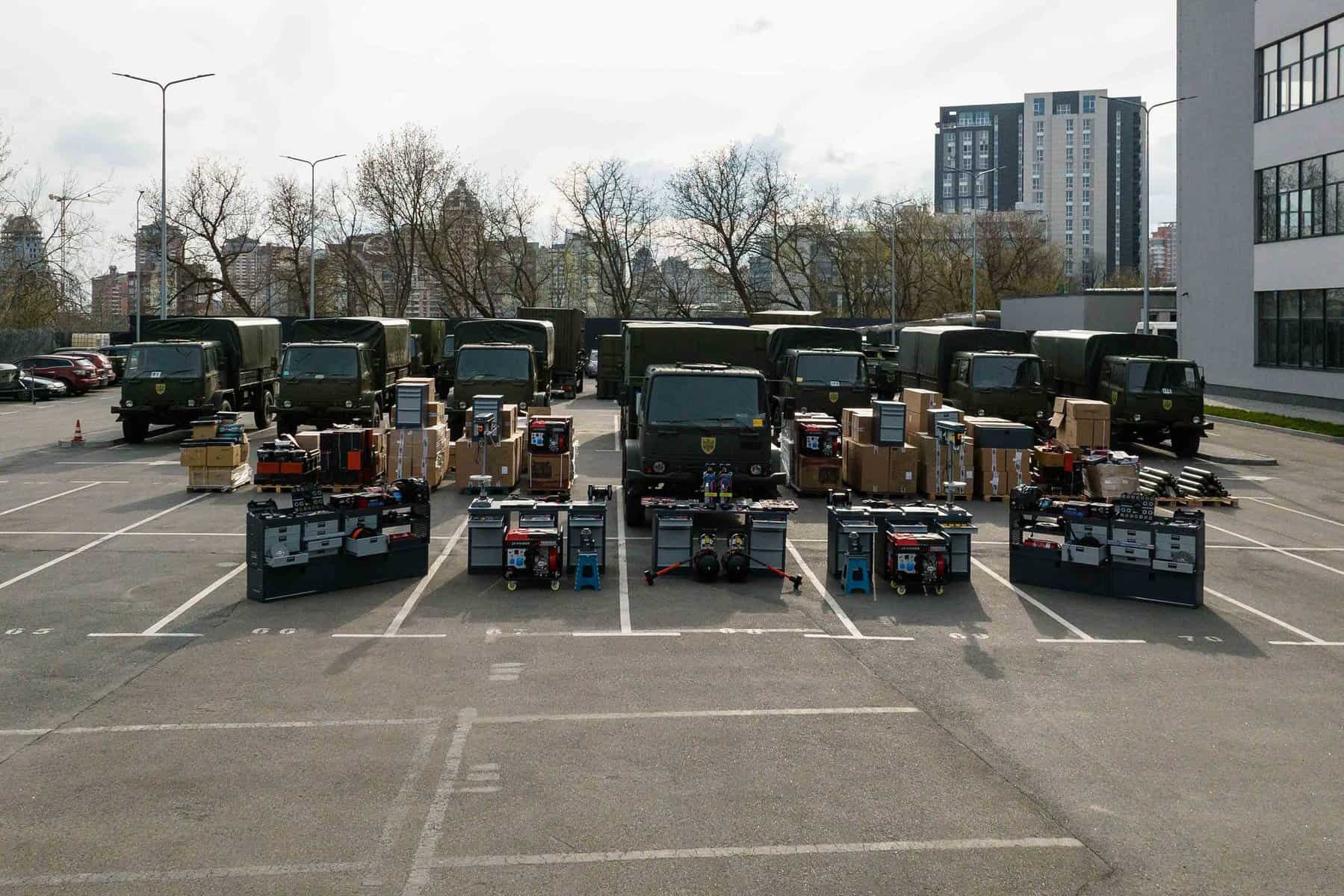 Volunteers will hand over 10 mobile repair stations to the Armed Forces of Ukraine