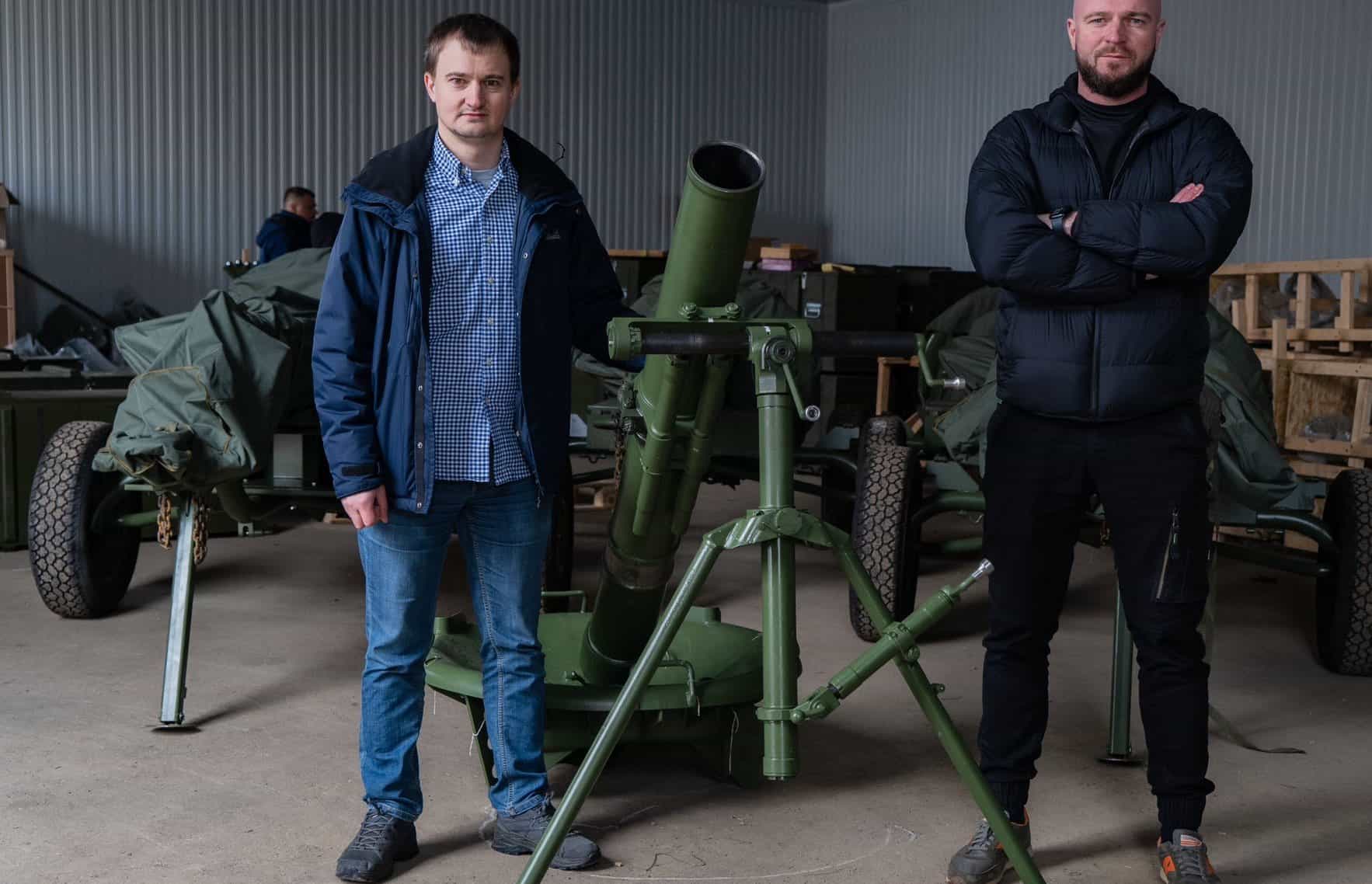 First batch of 120mm mortars being prepared for Ukrainian Territorial Defense Forces