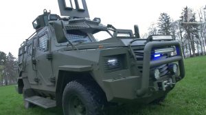 Kyiv mayor Klitschko gives UAT-T COBRA armored vehicle to the TDF unit