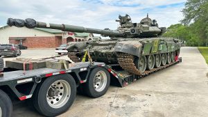 The USA sent the trophy T-90A tank to the training ground