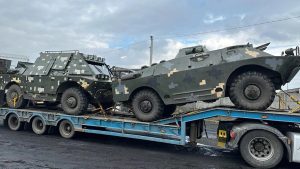 Lviv region sends BRDM armored scout cars to military unit