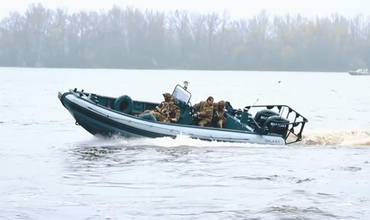 Ukrainian Special Forces receive GALAXY Trident 8 boats