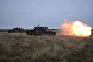 Ukrainian servicemen begin mastering Leopard 1 tanks