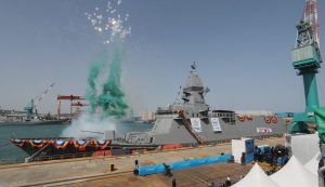 South Korea launches first of six Chungnam-Class frigates