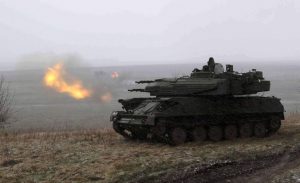 Marines use Shilka SPAAG to destroy ground targets