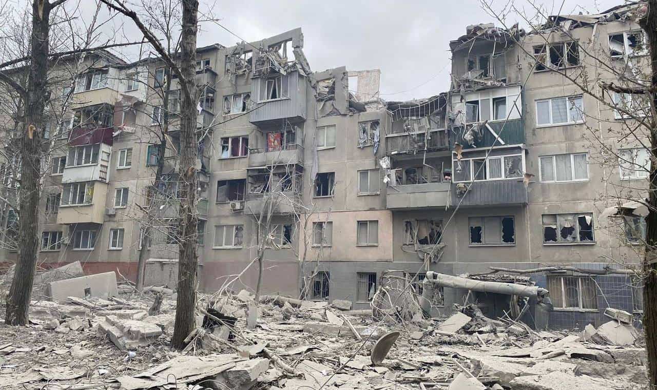 Russians shelled residential buildings in Sloviansk