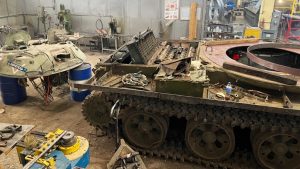 Ukrainian volunteers transform T-62 tanks into heavy infantry fighting vehicles