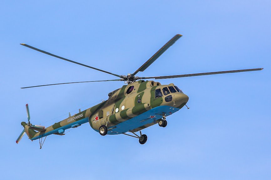 Mi-8MTP-1 electronic warfare helicopter. Image from open sources